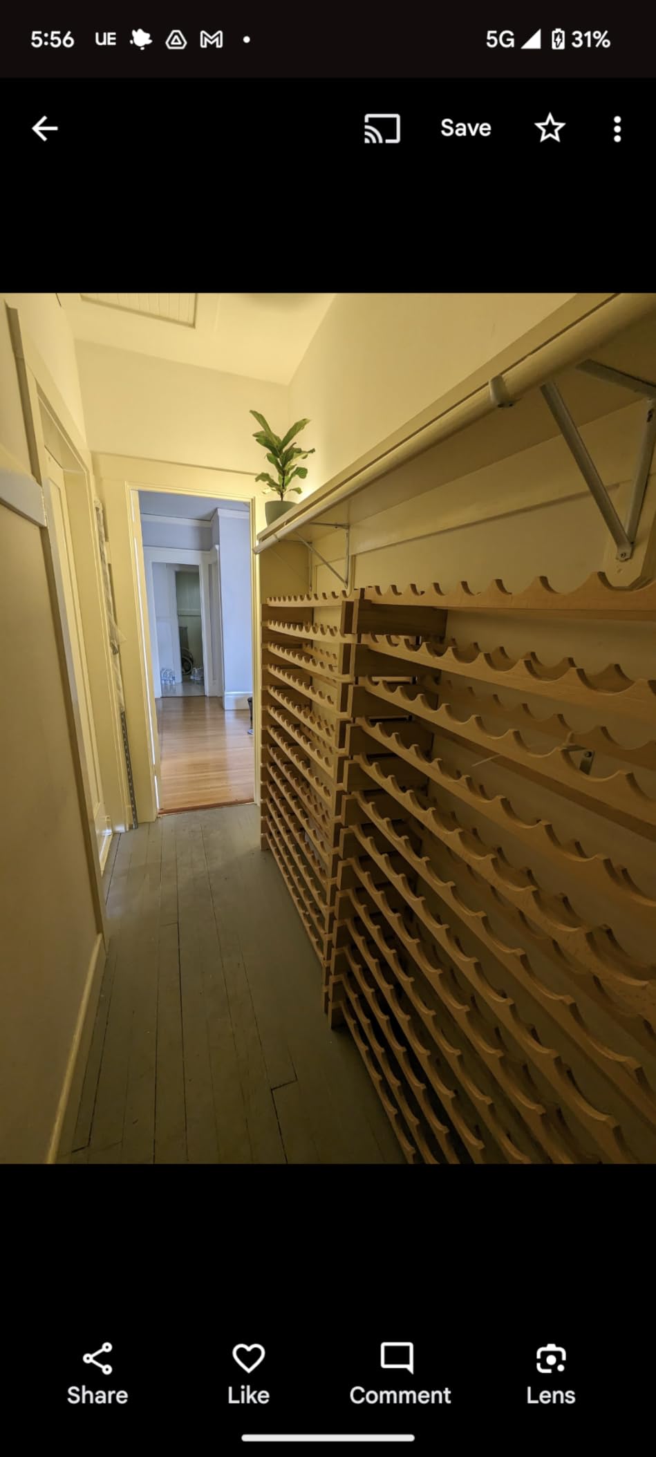 Modular Wine Rack Beechwood 48-144 Bottle Capacity 12 Bottles Across up to 12 Rows Newest Improved Model (144 Bottles - 12 Rows) customer photo 1