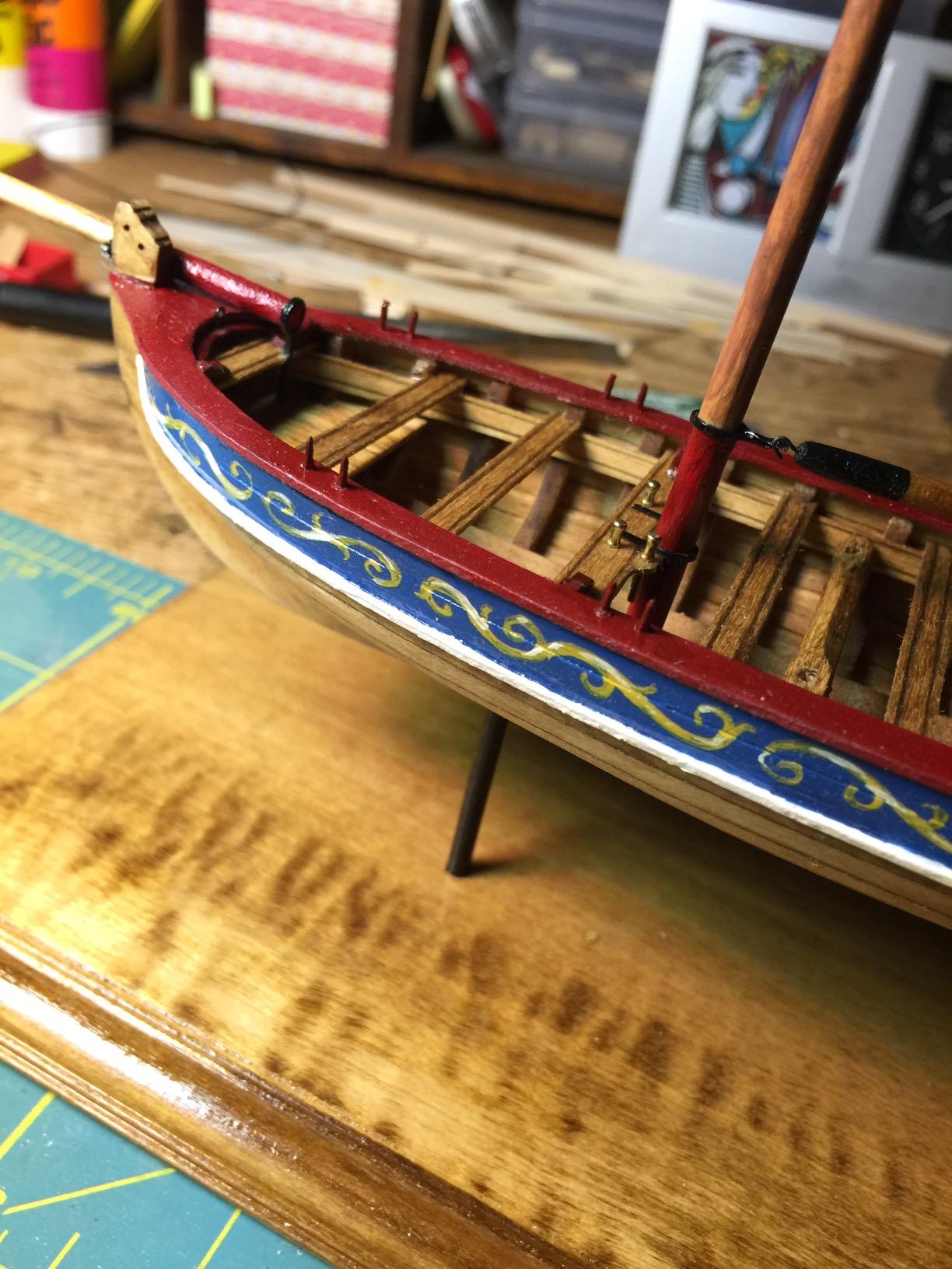 Model Shipways 18th Century Longboat Wood Model Kit 1:48 - Beginner to Intermediate Level - True Plank-on-Frame - Model Boat Kit for Adults to Build customer photo 1
