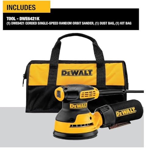 DEWALT Orbital Sander, 5 Inch Palm Sander Tool, 12,000 OPM (DWE6421) customer photo 2
