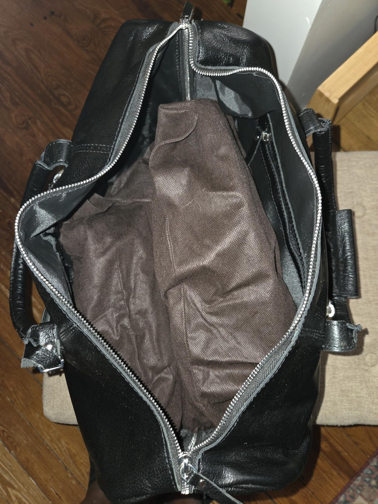 Handmade Leather Travel Duffel Bag - Airplane Underseat Carry On Bags by Rustic Town customer photo 2
