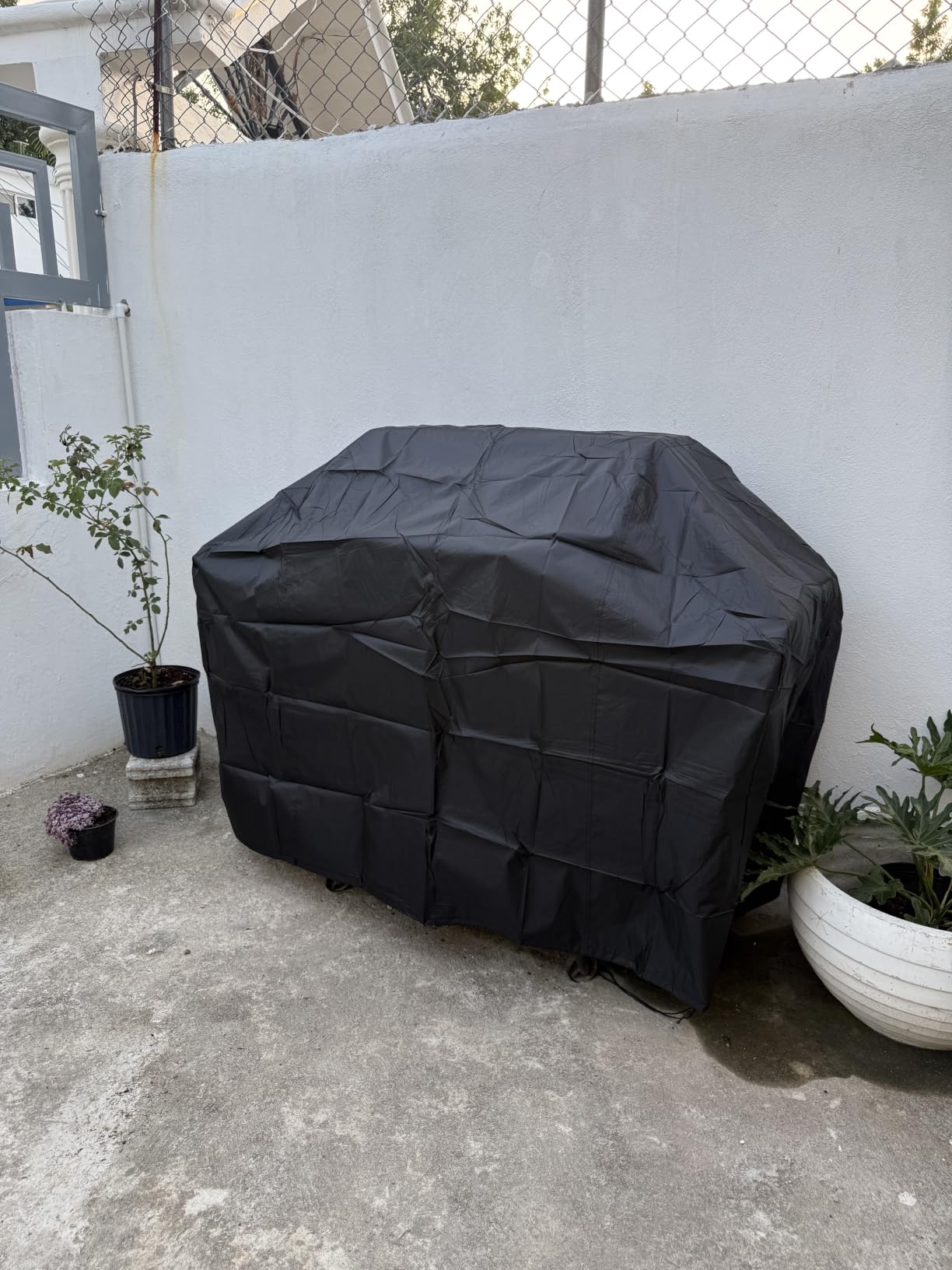 iCOVER Offset Smoker Cover 60 inch Charcoal Pellet Grill Covers Heavy Duty Waterproof 600D BBQ Smokers Protection for Brinkmann for Char-Broil for Weber, Nexgrill, New Braunfels for Oklahoma Joe's customer photo 1