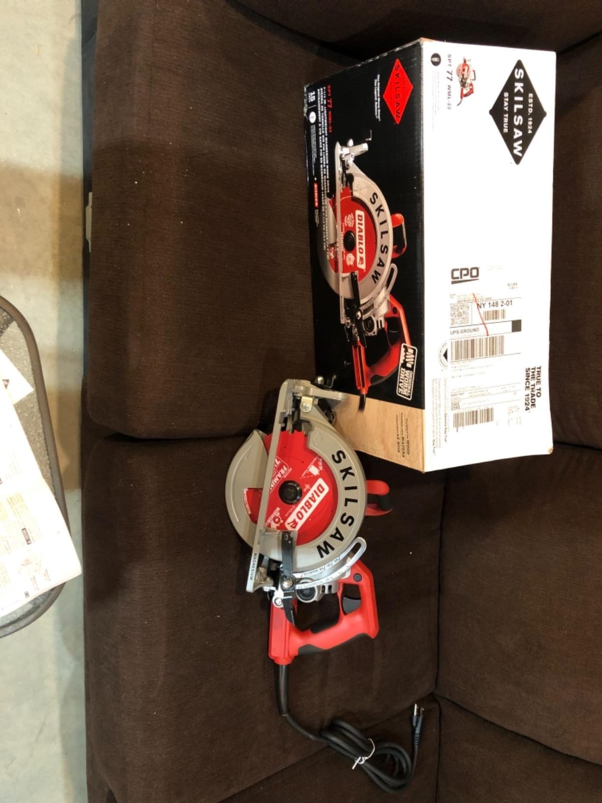 Skilsaw Magnesium Lightweight Worm Drive Circular Saw - 7 1/4in. 15 Amp, Model Number SPT77WML-22 customer photo 1