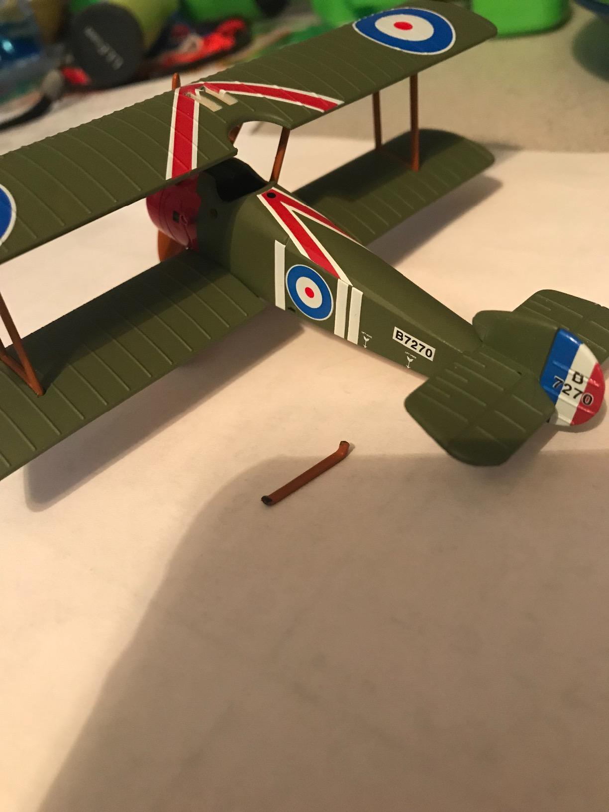Sopwith Camel 1/63 Scale Die-Cast Metal WWI Biplane Model with Display Stand customer photo 1