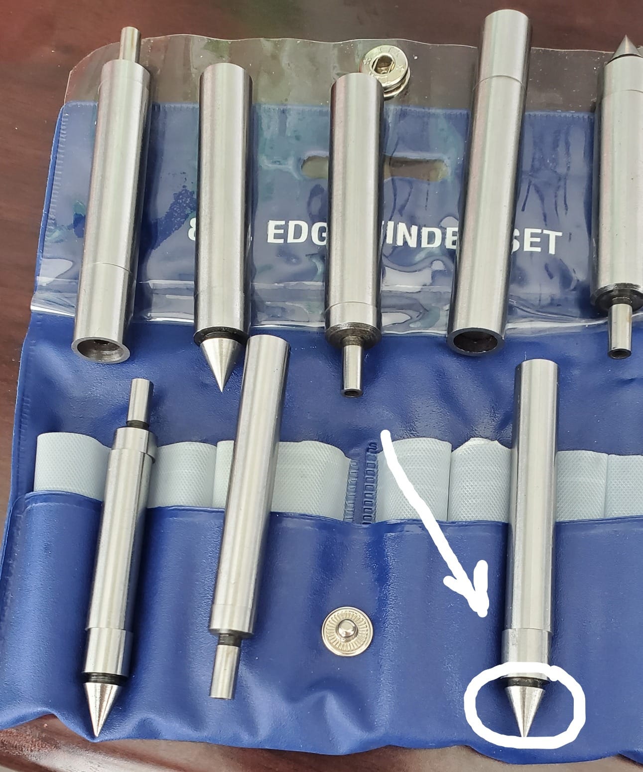 Center & Edge Finder Set, 1/2