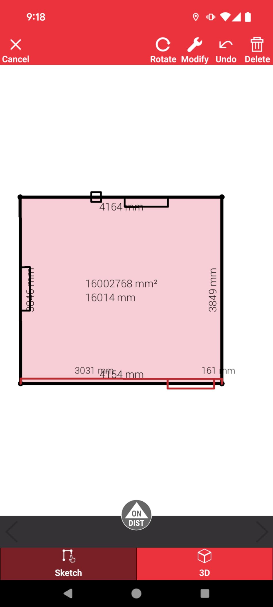 Leica Geosystems DISTO D2 New 330ft Laser Distance Measure with Bluetooth 4.0, Black/Red customer photo 1
