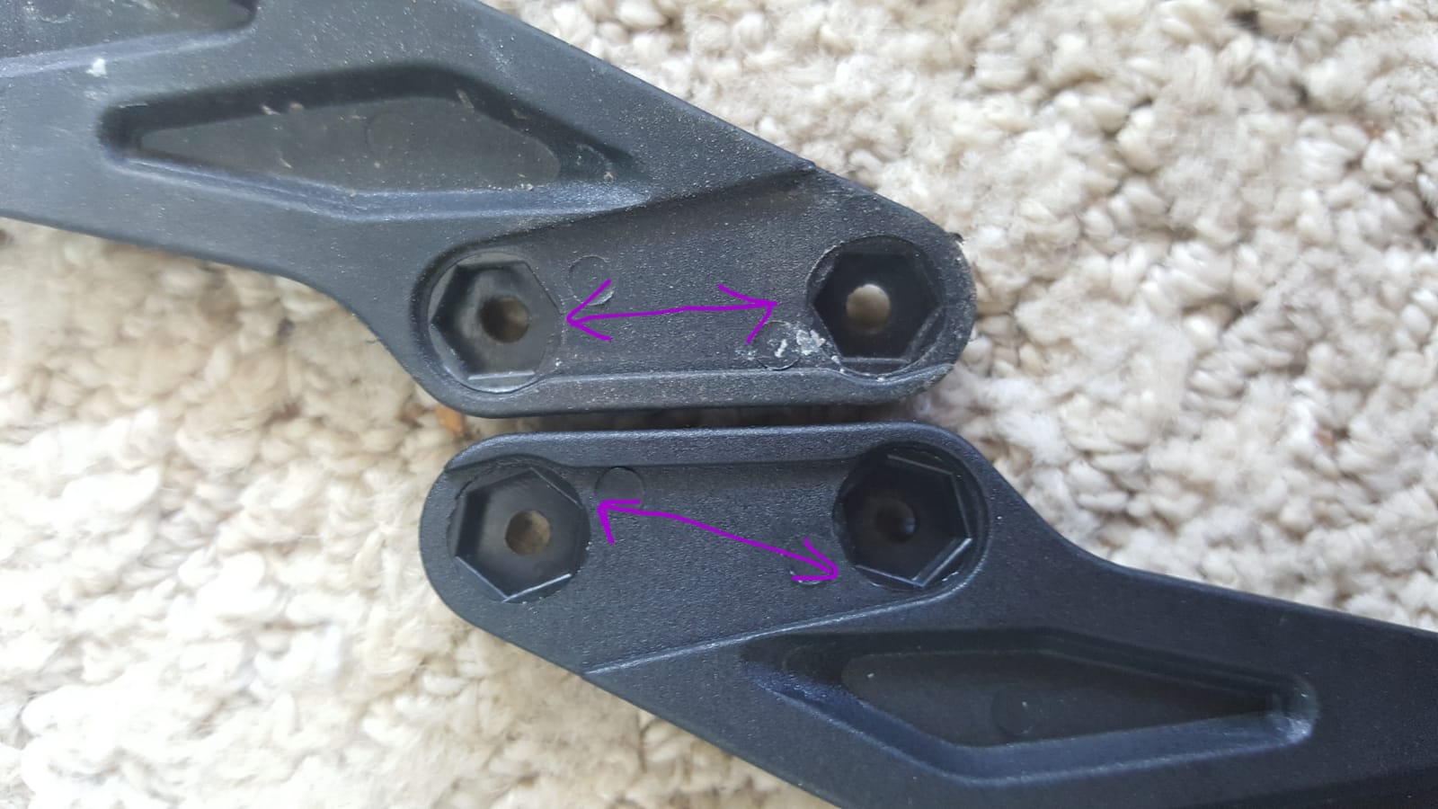 ARRMA Heavy Duty Wing Mount Set Rear, ARAC9681 customer photo 2