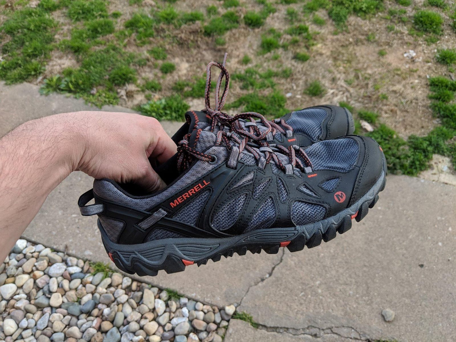 Merrell Men's All Out Blaze Aero Sport Hiking Water Shoe customer photo 2