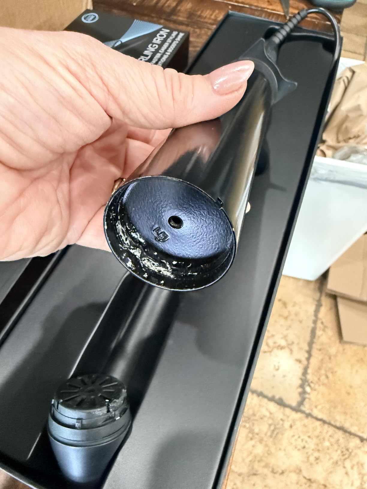 Bio Ionic Long Barrel Curling Iron, Moisture Heat Technology & NanoIonic MX | Versatile Curling Styler with Longer Barrel for Easy Hair Styling, Multiple Barrel Sizes for Frizz-Free, Defined Curls customer photo 2