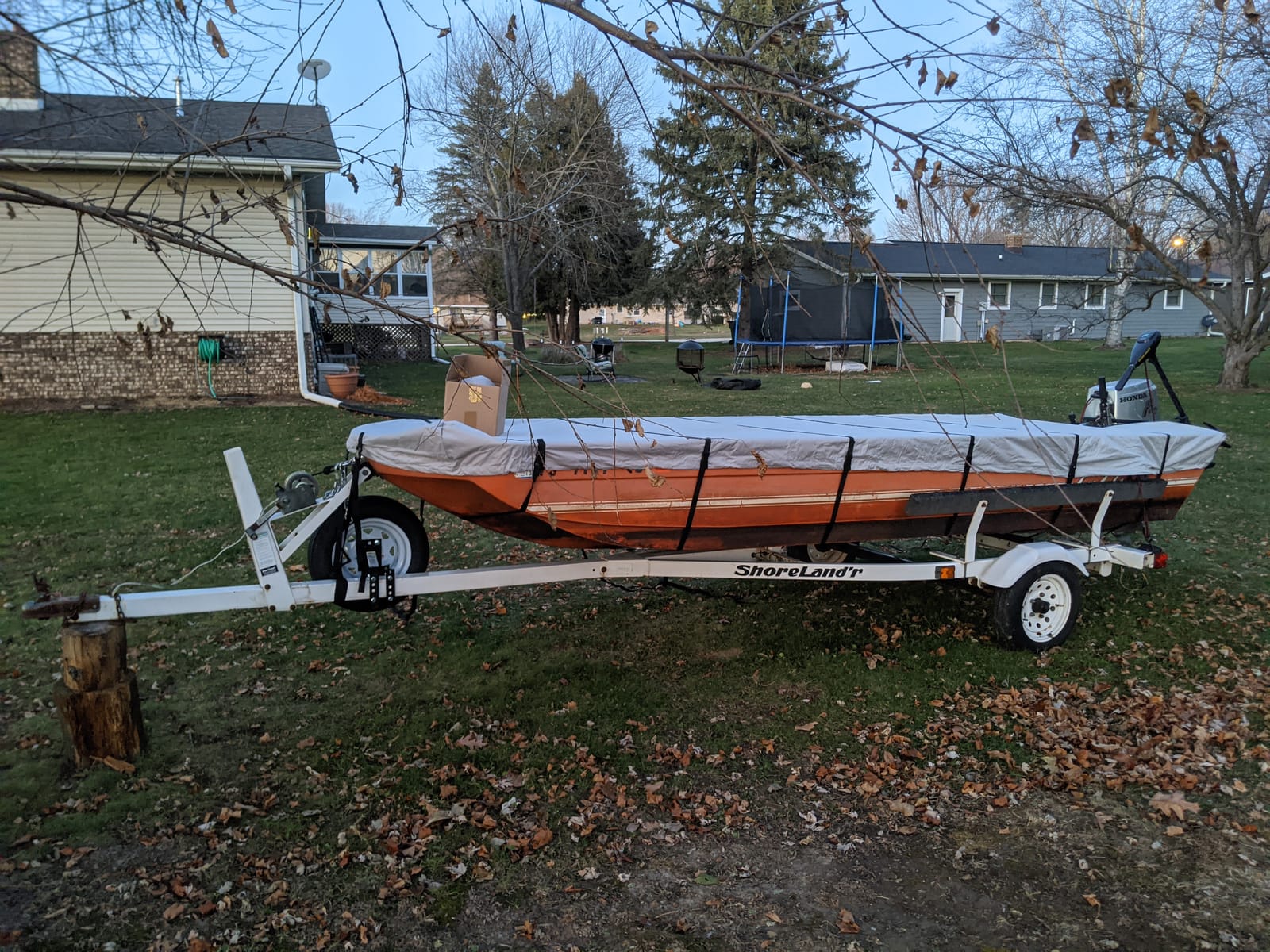 GOODSMANN 300D Trailerable Jon Boat Cover 16 ft 75 in Beam Gray customer photo 2