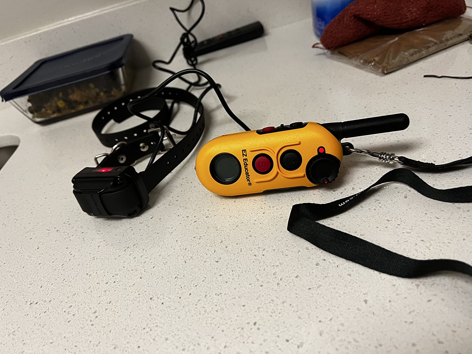 Educator EZ-900 E Collar for Dog Training with Remote - 1/2 Mile Range, Waterproof, 256 Blunt Stimulation Levels, Tone or Vibration Mode, Night Tracking Light for Small, Medium & Large Dogs customer photo 2