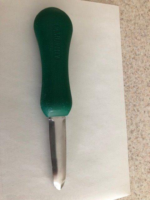 R Murphy Ramelson New Haven Oyster Shucking Knife, 1 Pack, Wood Handle | Shucker Tool Opener, Curved Bent Tip, Stainless Steel Blade, Made in USA customer photo 1