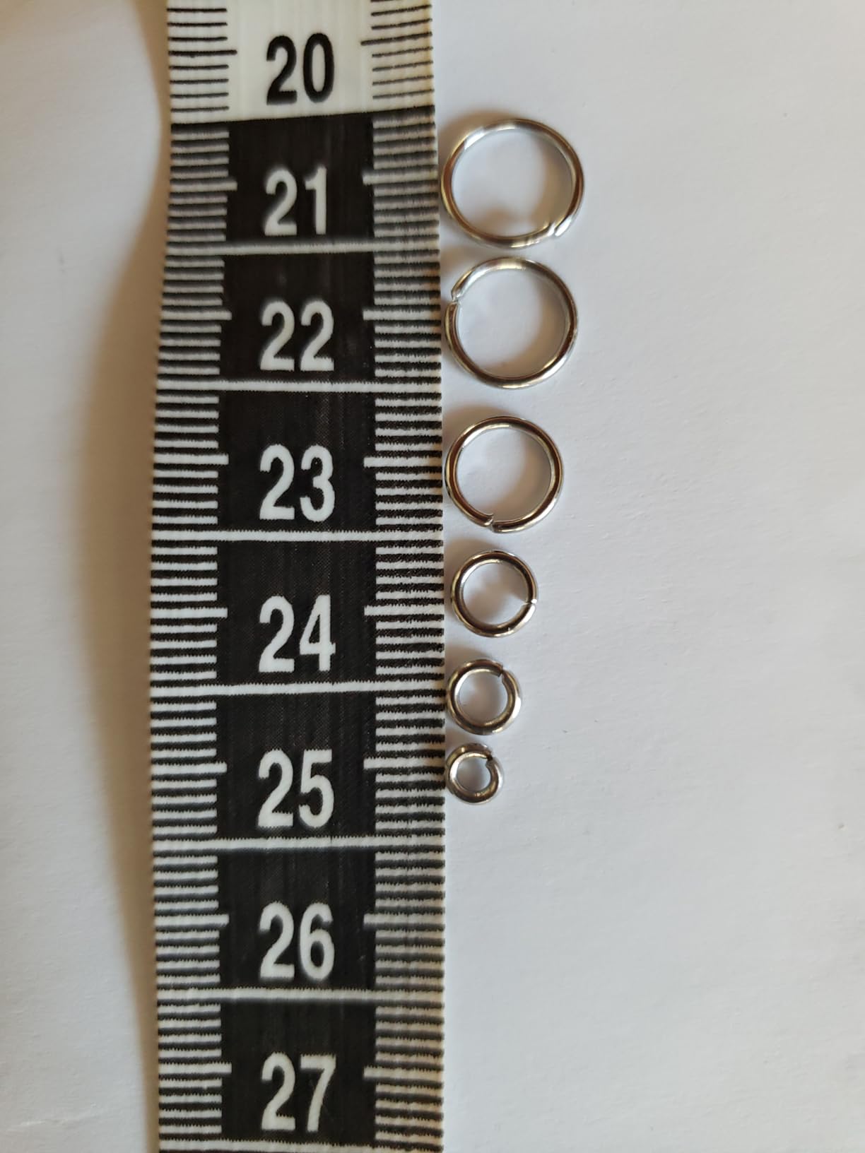 PH PandaHall 1000pcs 304 Stainless Steel Jump Rings, 18-Gauge Open Jump Ring 4/5/6/8/9/10mm Connector Rings O Ring Chainmail Rings for Earring Bracelet Necklace Jewelry Keychain DIY Craft Making customer photo 1