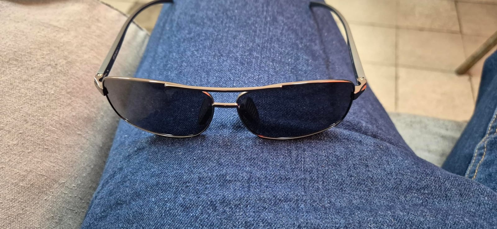 SUNGAIT Ultra Lightweight Rectangular Polarized Sunglasses Men UV400 Protection customer photo 2