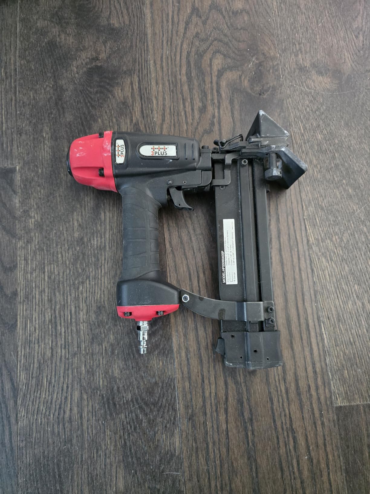 3PLUS HFS509040SP 4-in-1 Pneumatic 18 Gauge Flooring Stapler/Nailer customer photo 2