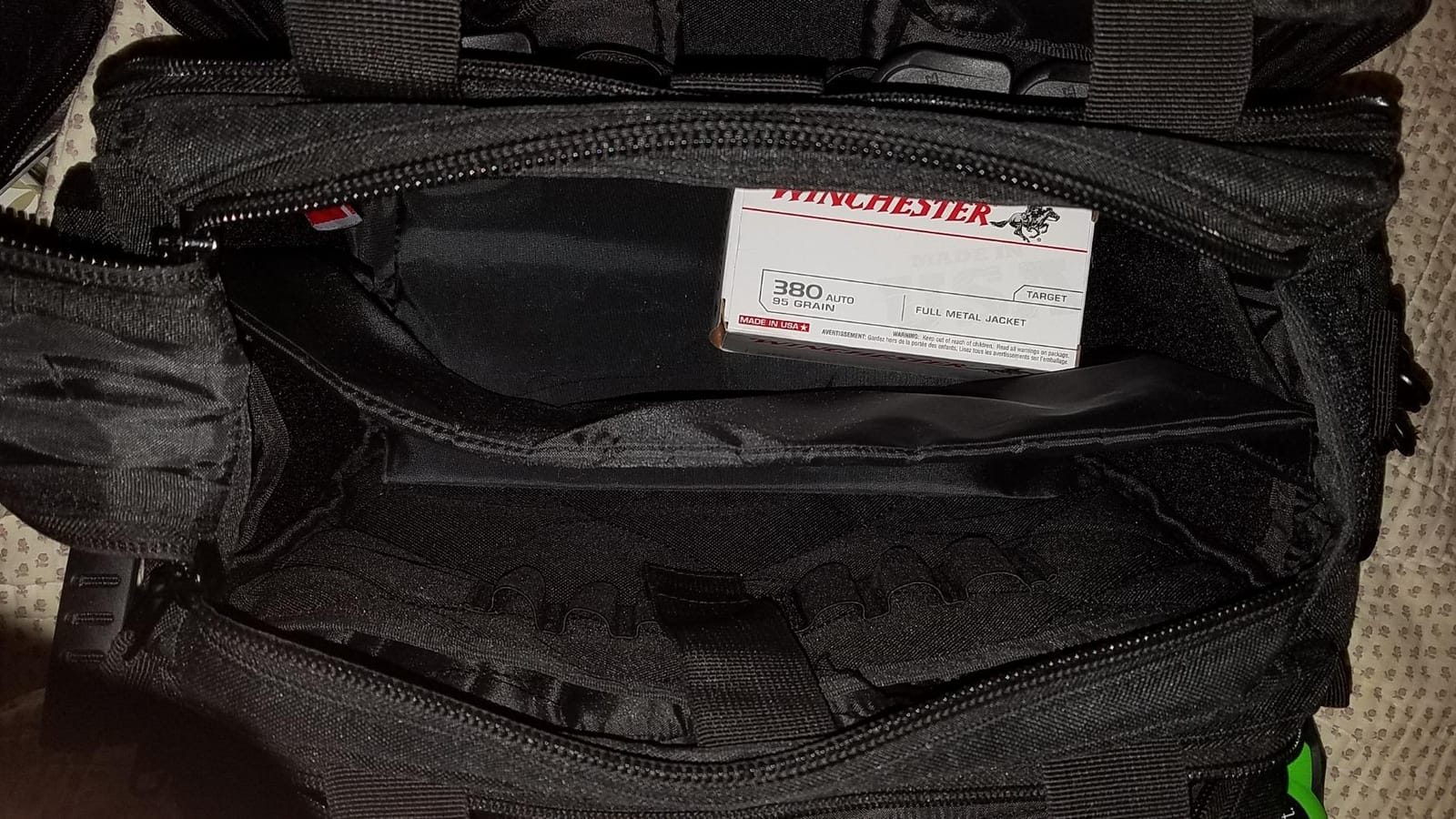 Orca Tactical Gun Range Bag for Shooting - 3+ Compact Pistol Revolver Range Bag for Handguns and Ammo - Self Standing Gun Bag - Handguns Bag with Durable Double Stitching Lockable YKK Zippers customer photo 2