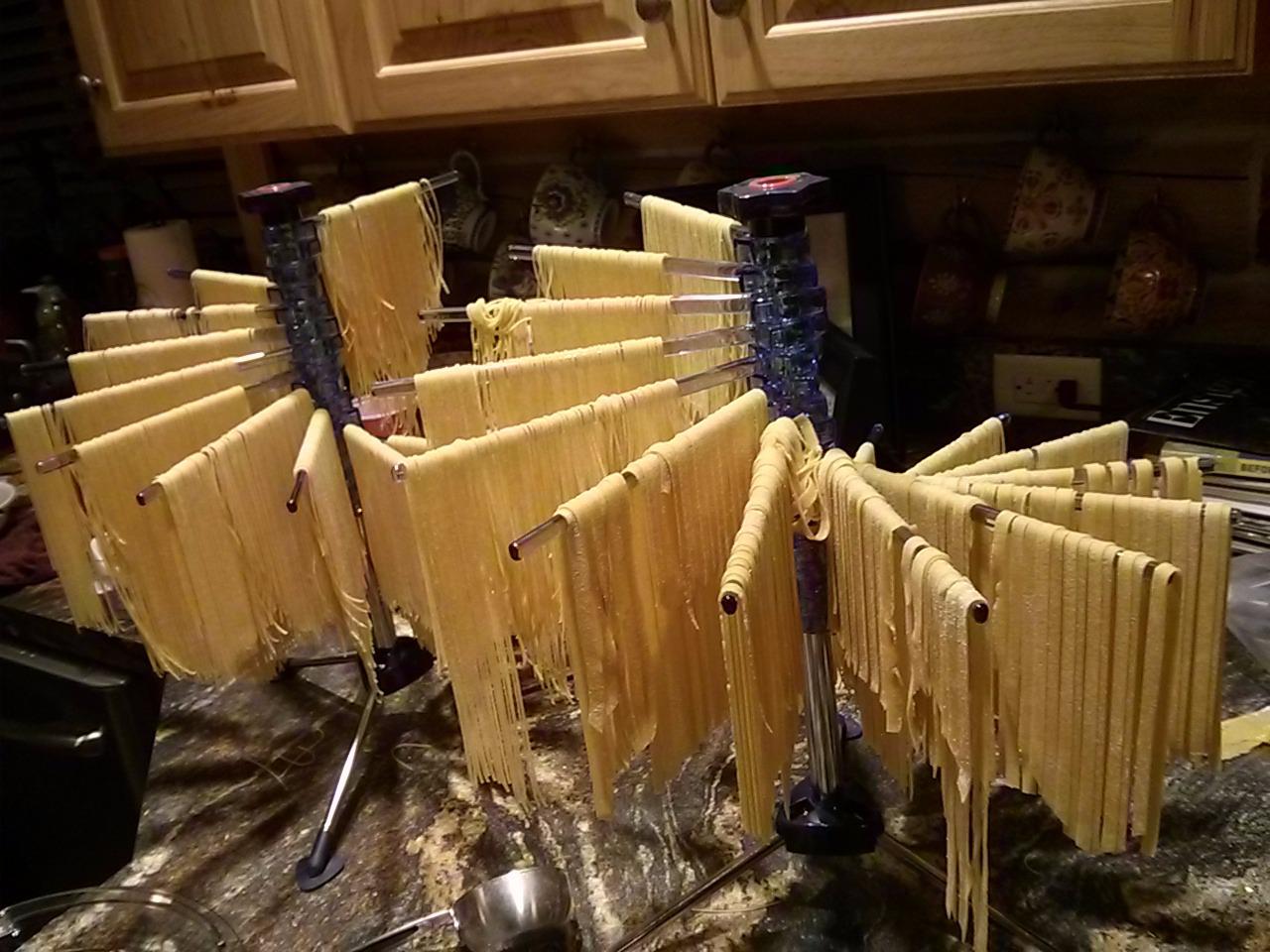 MARCATO Pasta Drying Rack, Clear customer photo 1