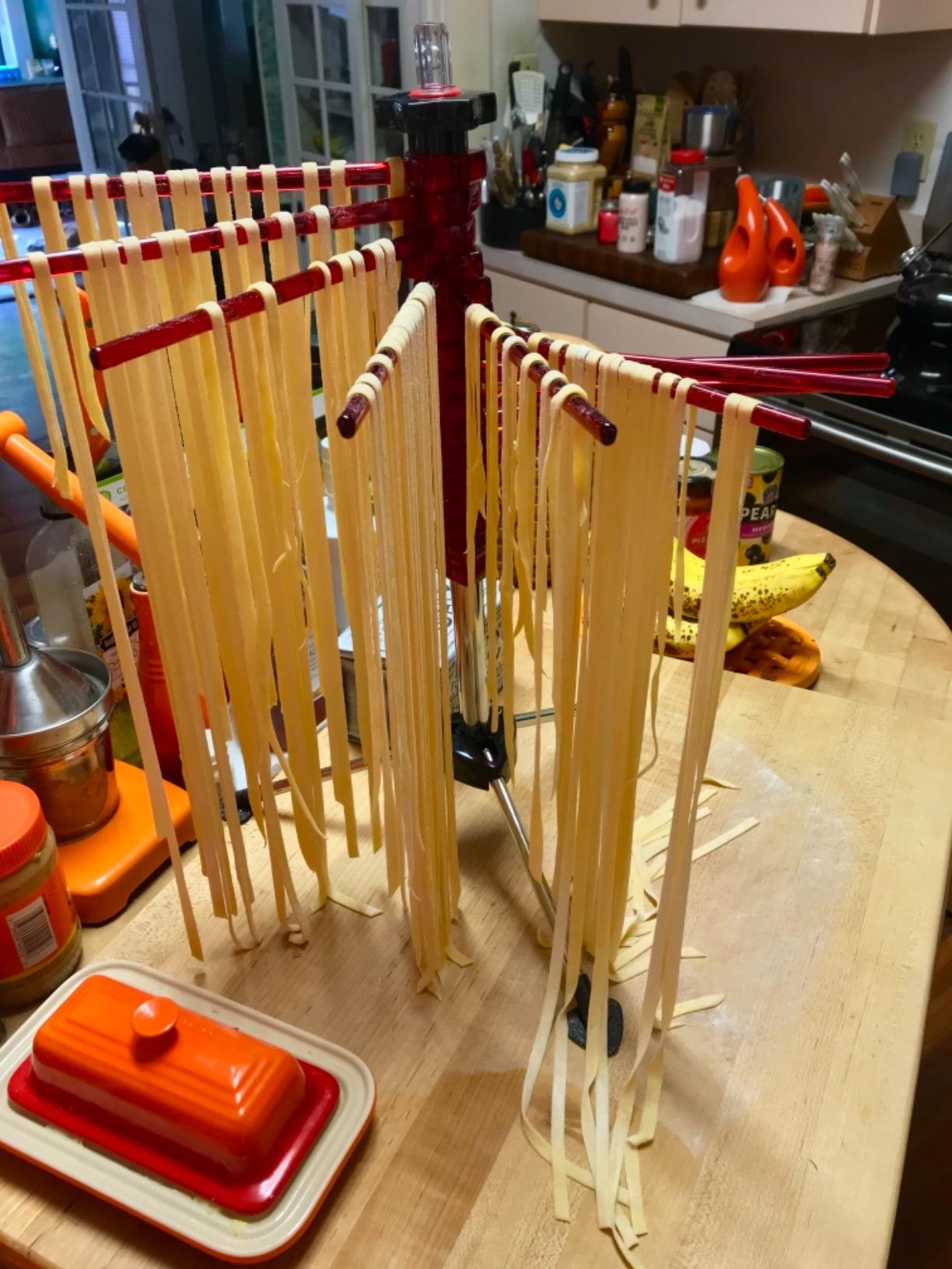 MARCATO Pasta Drying Rack, Clear customer photo 2