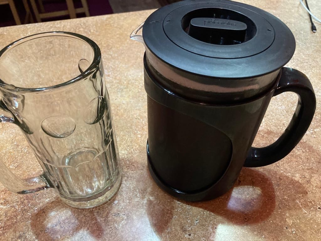 Primula Burke Deluxe Cold Brew Iced Coffee Maker, Comfort Grip Handle, Durable Glass Carafe, Removable Mesh Filter, Perfect 6 Cup Size, Dishwasher Safe, 1.6 qt, Black customer photo 2