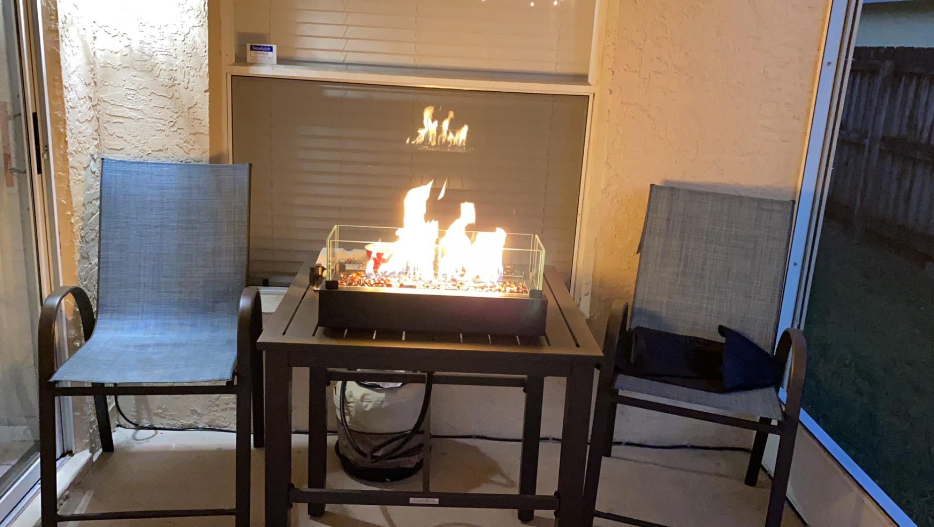 Bond Manufacturing 50857N Lara TableFire Firebowl, Black customer photo 2