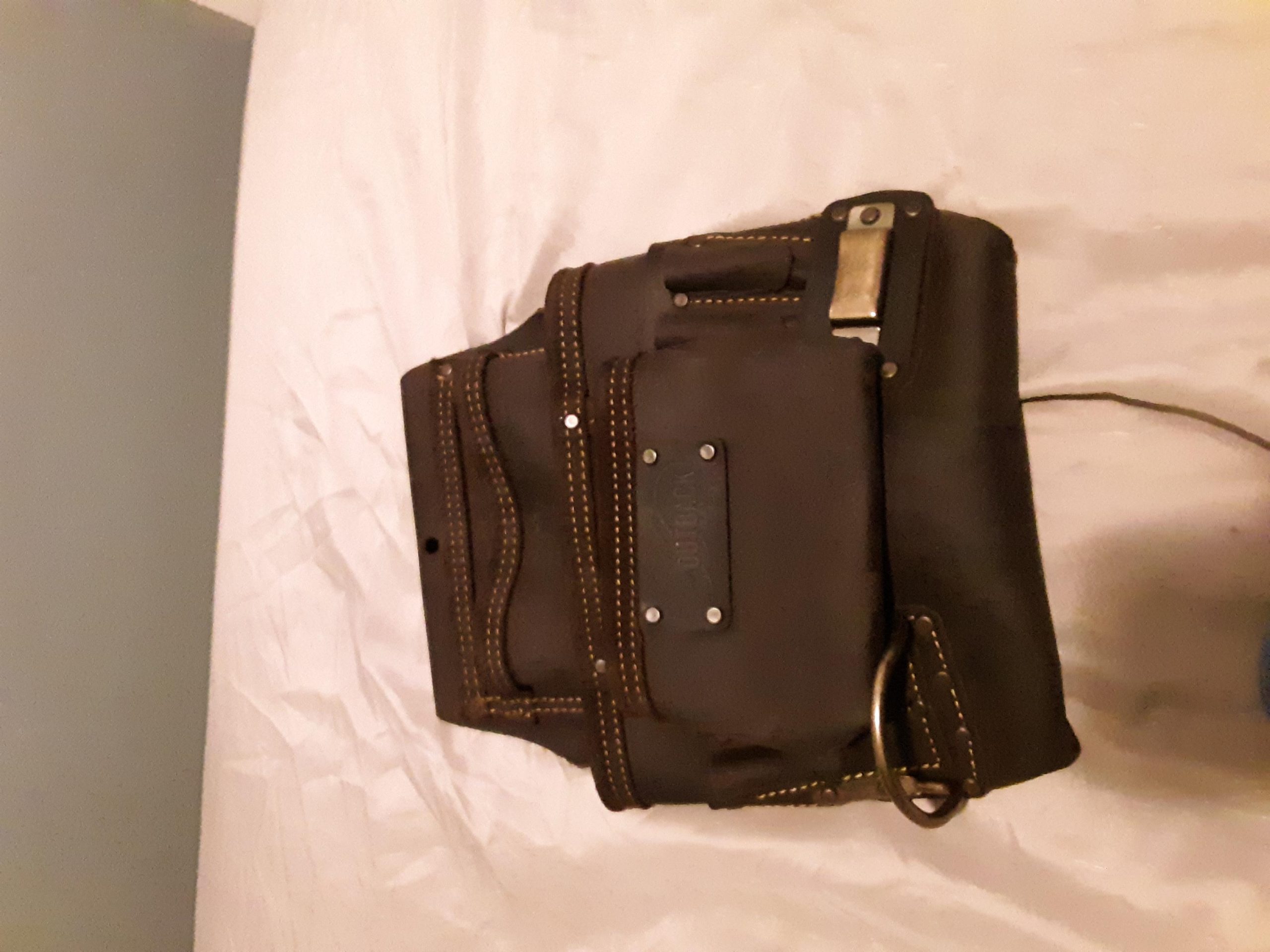Pro Full Grain Leather Tool Pouches - Made with Double Stitching and Rivet Reinforced Pockets customer photo 1