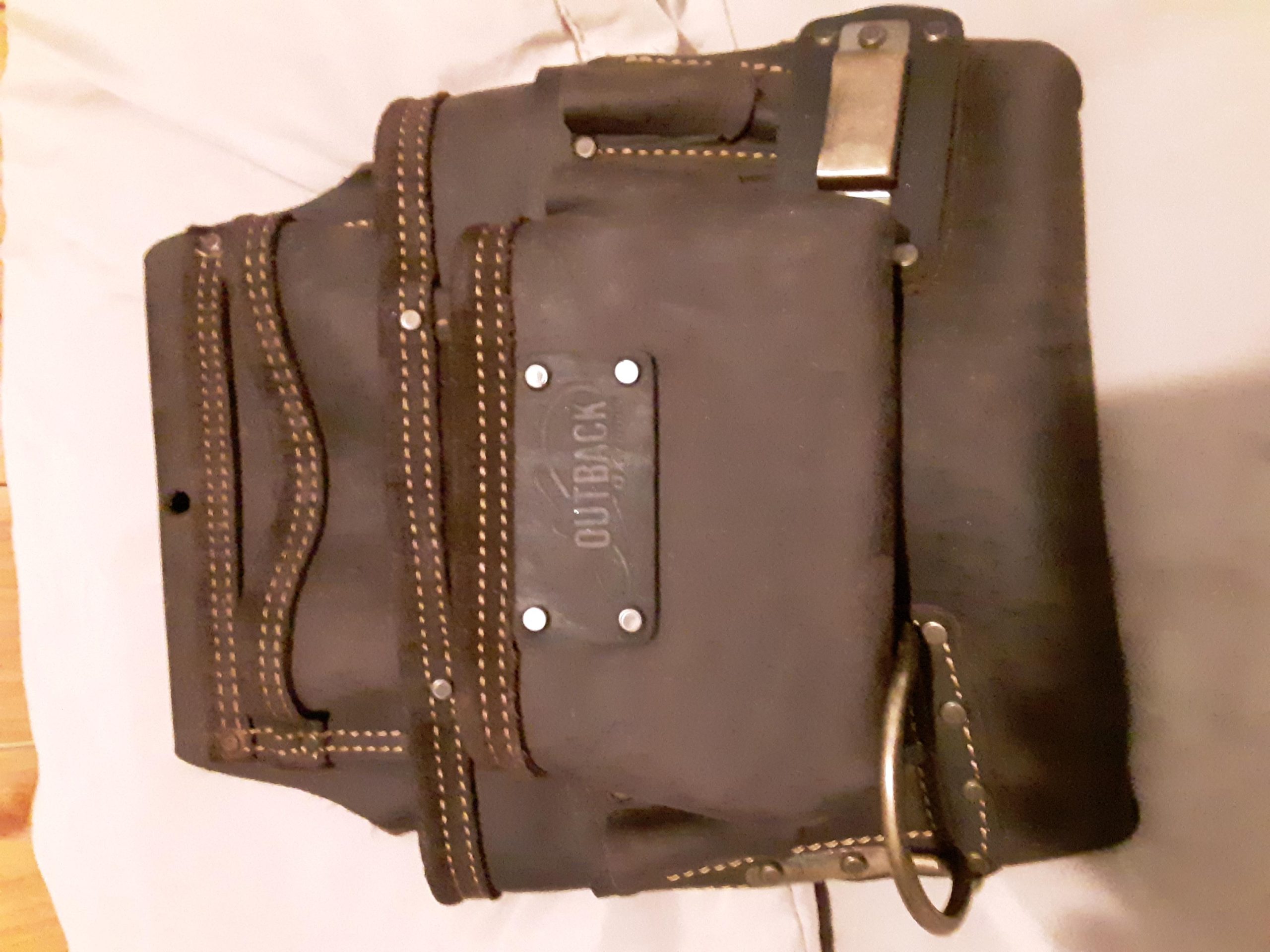 Pro Full Grain Leather Tool Pouches - Made with Double Stitching and Rivet Reinforced Pockets customer photo 2