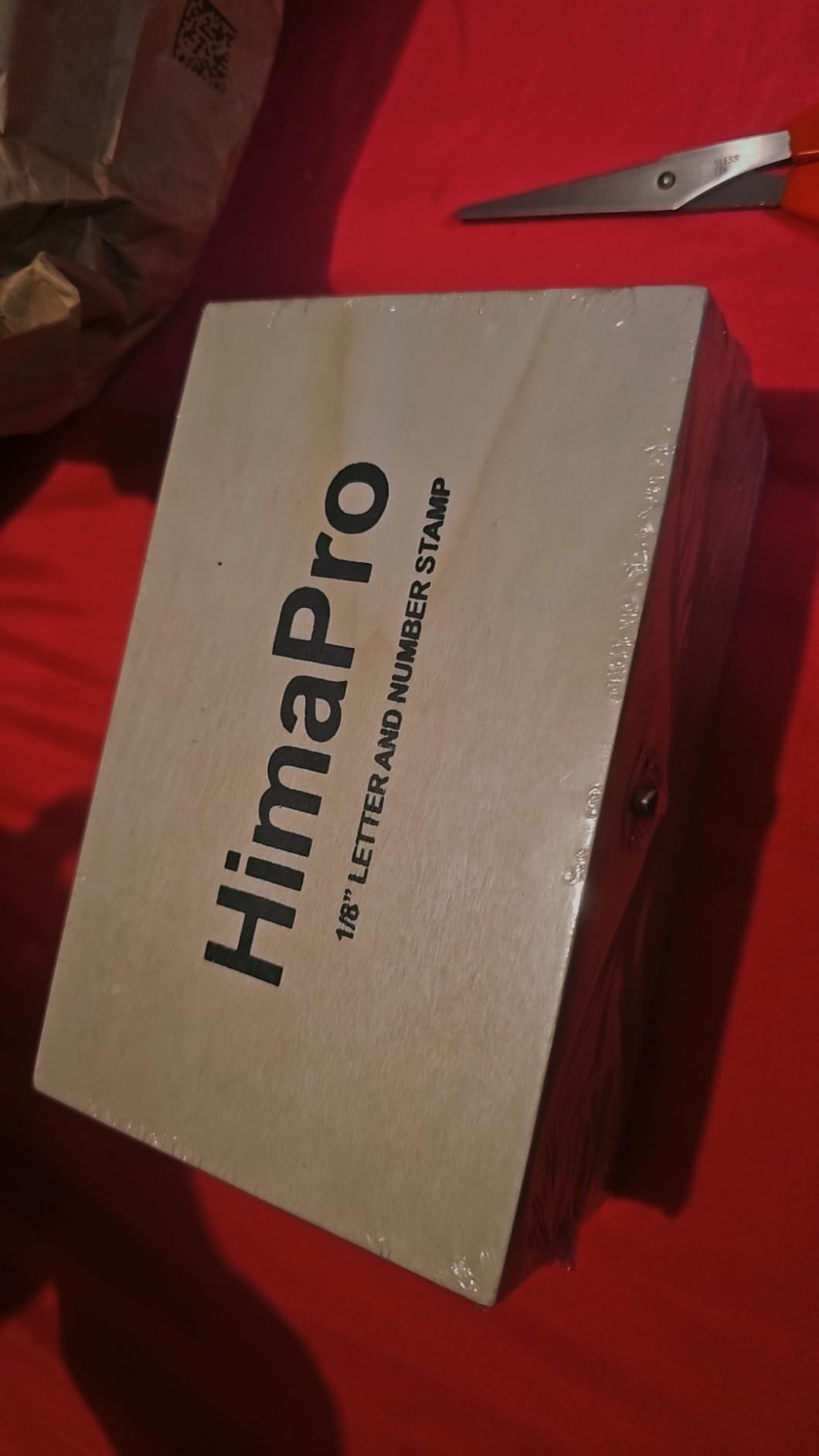 HimaPro Letter and Number Stamp Set 36pcs 40Cr Alloy Steel Metal Stamp in Wooden case (3mm 1/8 Inch) customer photo 2