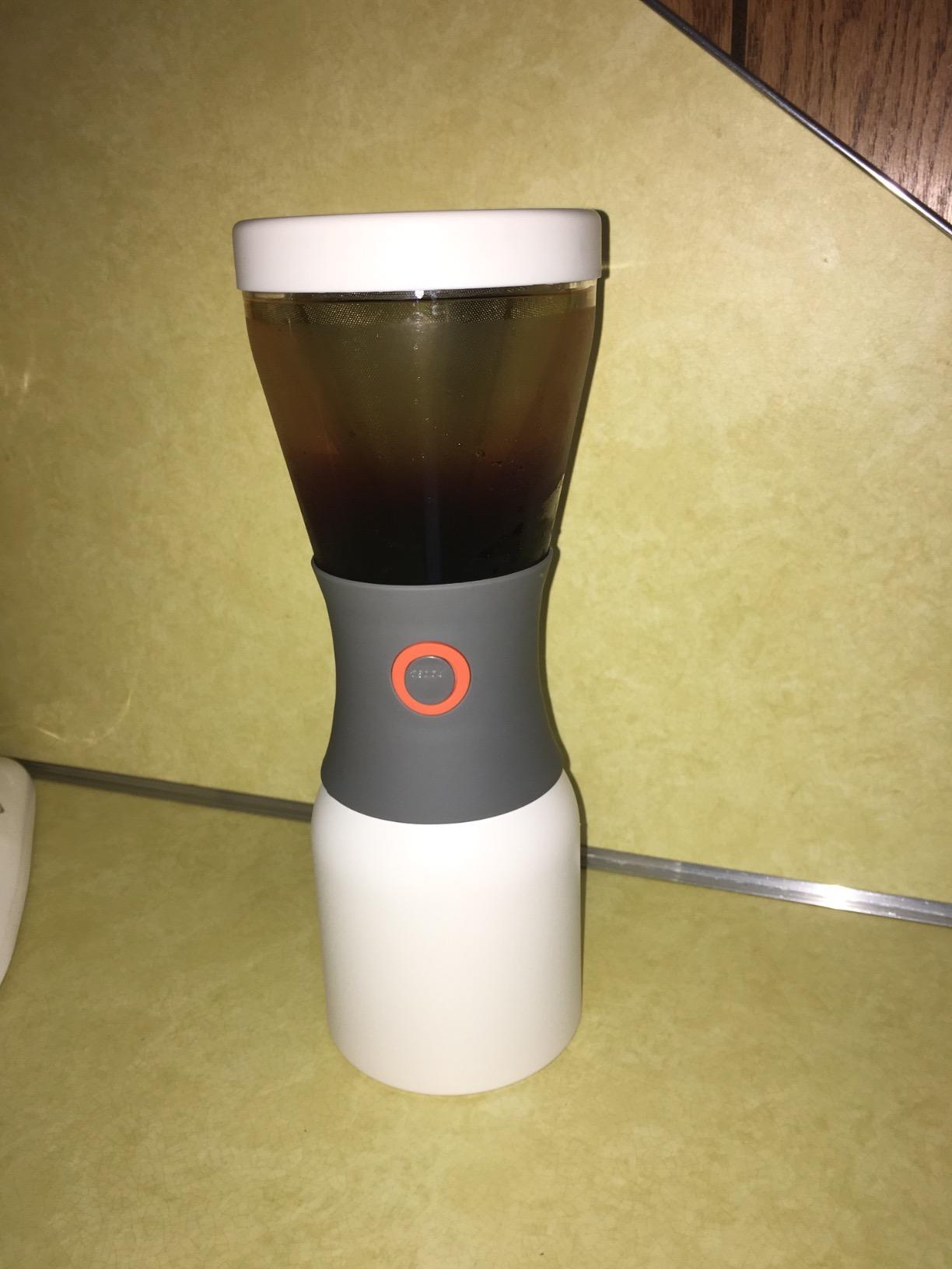 asobu Cold Brew Coffee Maker, Award-Winning 40oz Insulated Cold Brew Brewer with Portable Stainless Steel Carafe - No.1 Europe Coffee Fest Winner, Leakproof, BPA-Free, Keeps Cold 24H customer photo 1
