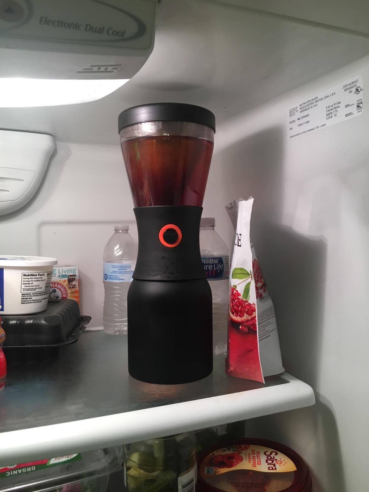 asobu Cold Brew Coffee Maker, Award-Winning 40oz Insulated Cold Brew Brewer with Portable Stainless Steel Carafe - No.1 Europe Coffee Fest Winner, Leakproof, BPA-Free, Keeps Cold 24H customer photo 2