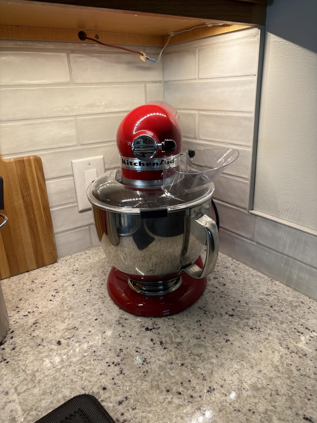 KitchenAid Artisan, 5-Qt Tilt Head Stand Mixer, KSM150PS, Ink Blue | Includes Pouring Shield for Mess-Free Mixing, 10 Speed Settings, Easily add Ingredients with the Tilt-Head Design customer photo 2