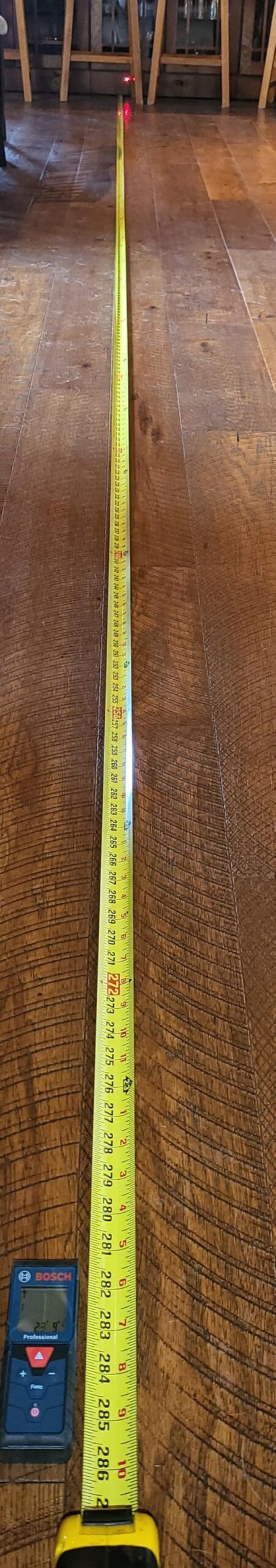 BOSCH GLM165-40 Blaze Pro 165 Ft. Laser Measure, Distance Measuring Laser, Backlit Display, Area and Volume Calculations, Indirect Measurement customer photo 2