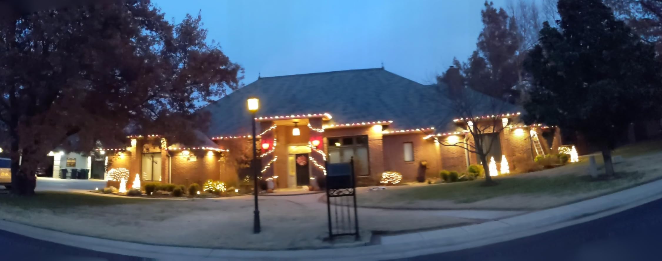 Wintergreen Lighting 50 C9 OptiCore LED Commercial Outdoor Christmas Lights - Heavy Duty Christmas String Lights; Green Wire (50 ft, Red/Cool White) customer photo 1