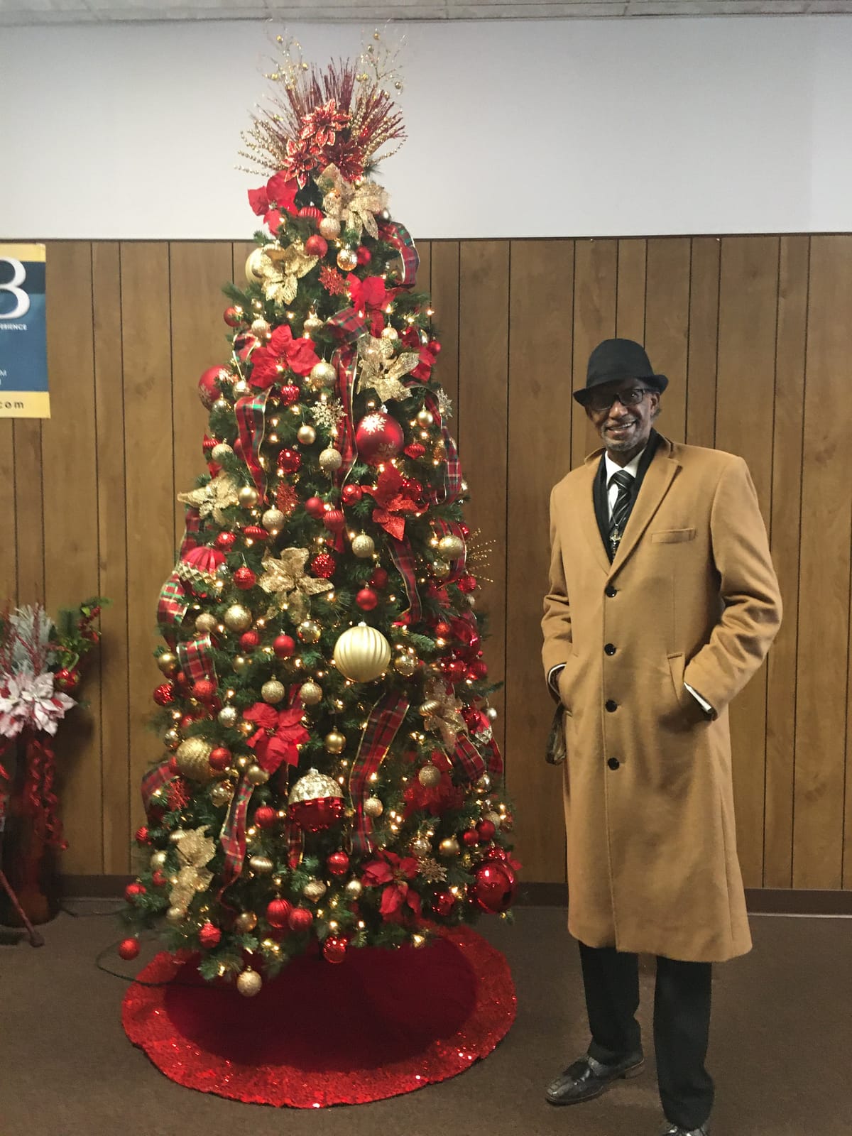 Mens Single Breasted Wool Cashmere Full Length Overcoat customer photo 2