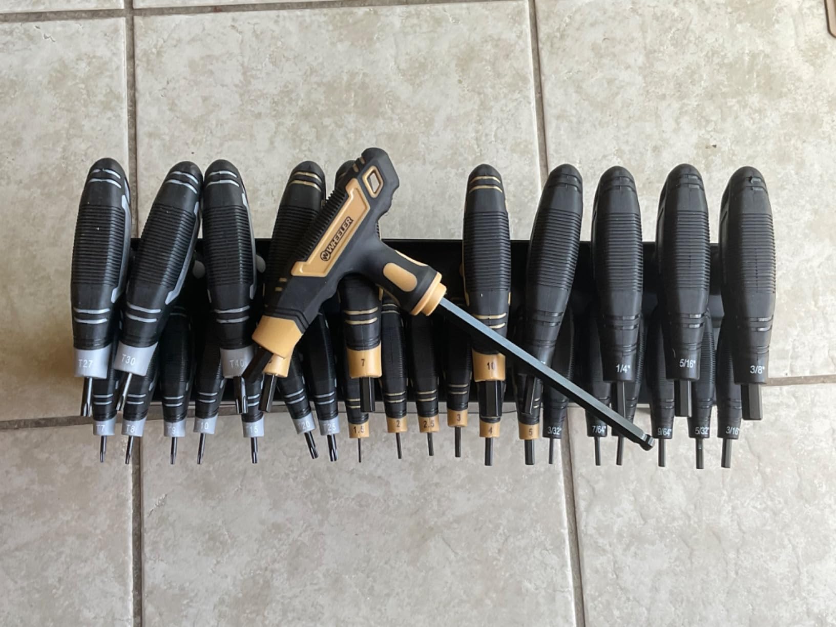 Wheeler 30 Piece SAE/Metric Hex and Torx P-Handle Set for Pistol Rifle Handgun Gunsmithing Rebuild and Maintenance customer photo 1