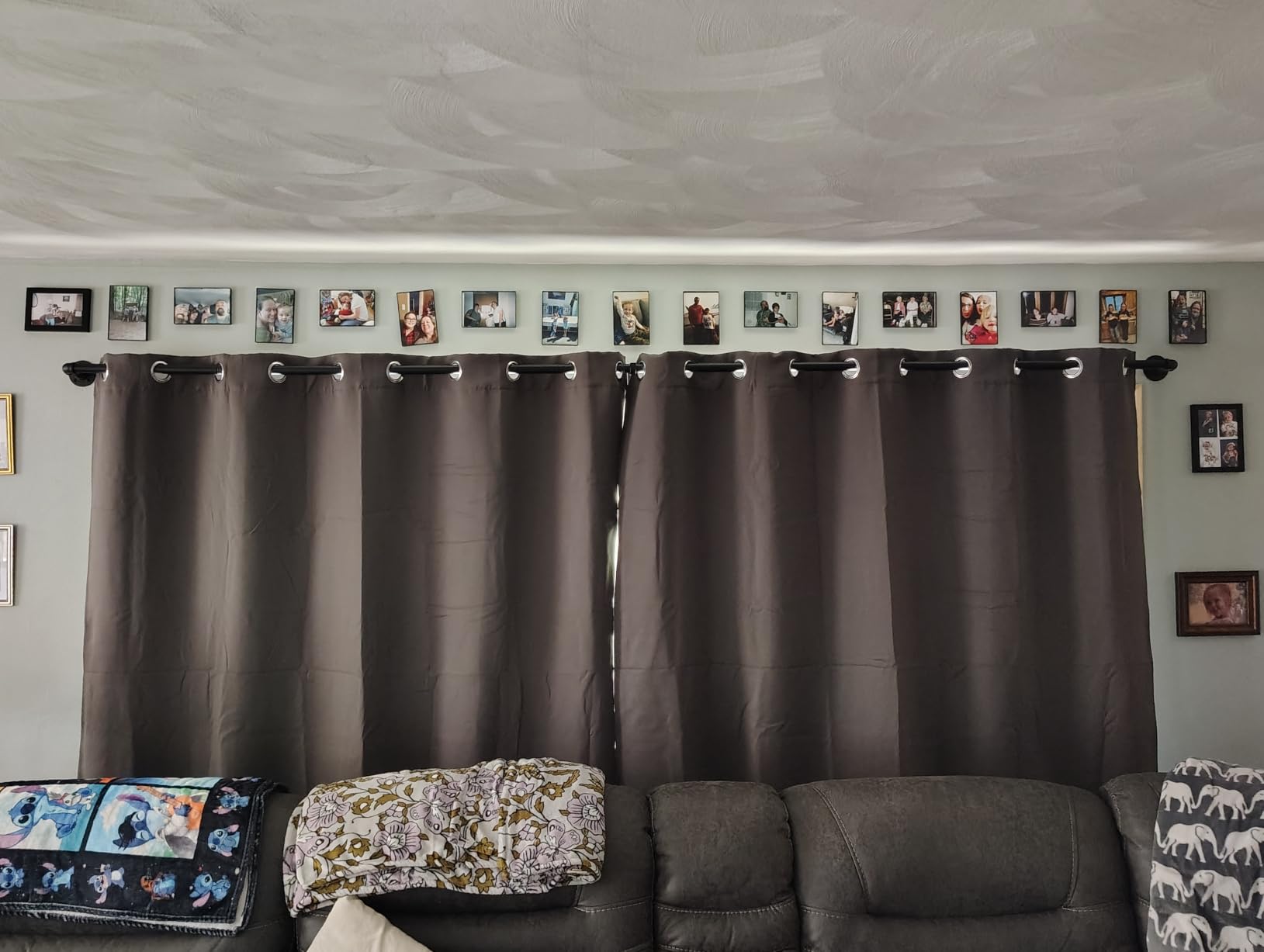 NICETOWN 100% Blackout Window Curtain Panels, Cold and Full Light Blocking Drapes with Black Liner for Nursery, 84 inches Drop Thermal Insulated Draperies (White, 2 Pieces, 52 Wide Each Panel) customer photo 1