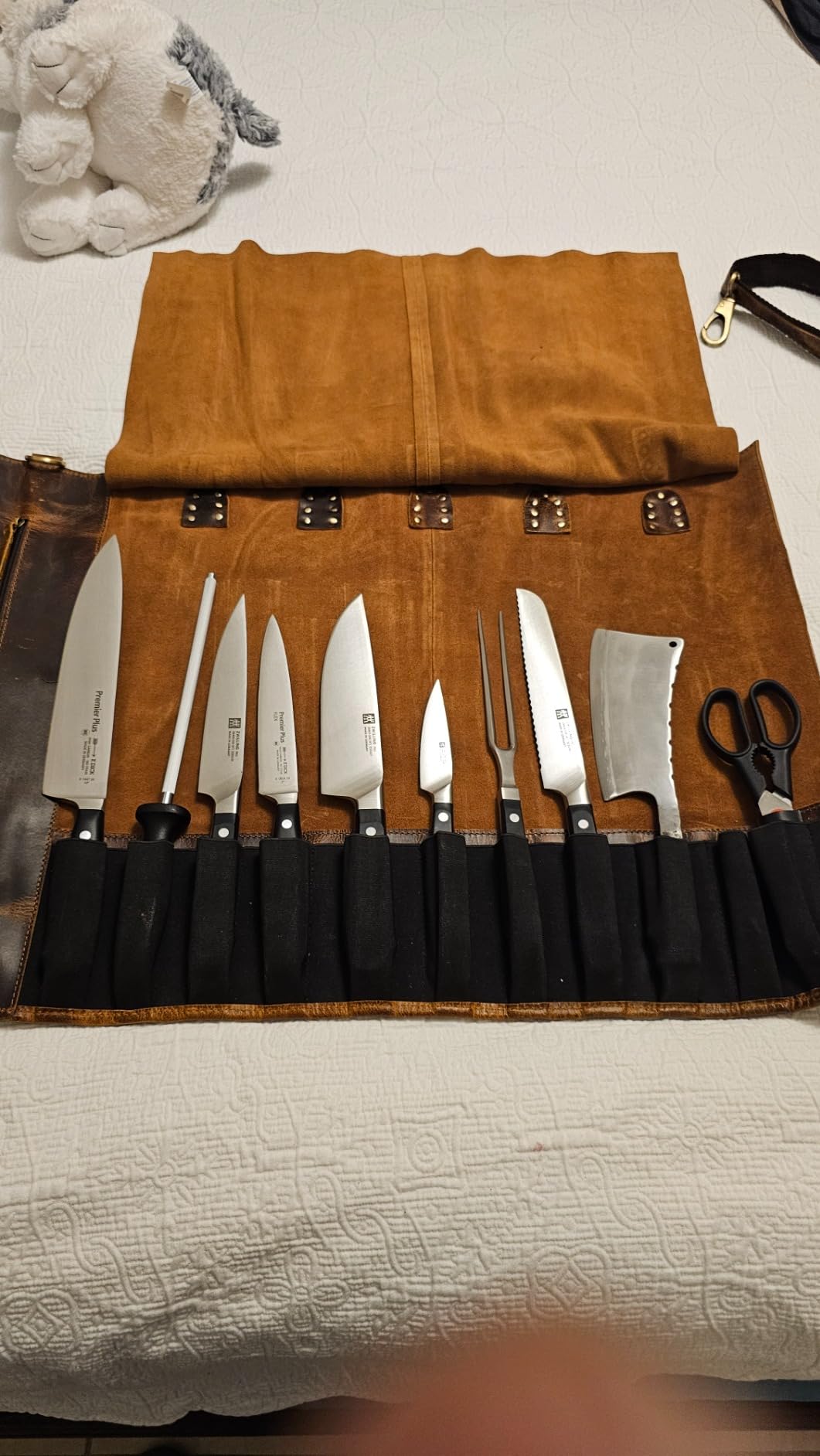 Rustic Town Genuine Leather Chef Knife Roll All Purpose Chef Roll customer photo 1