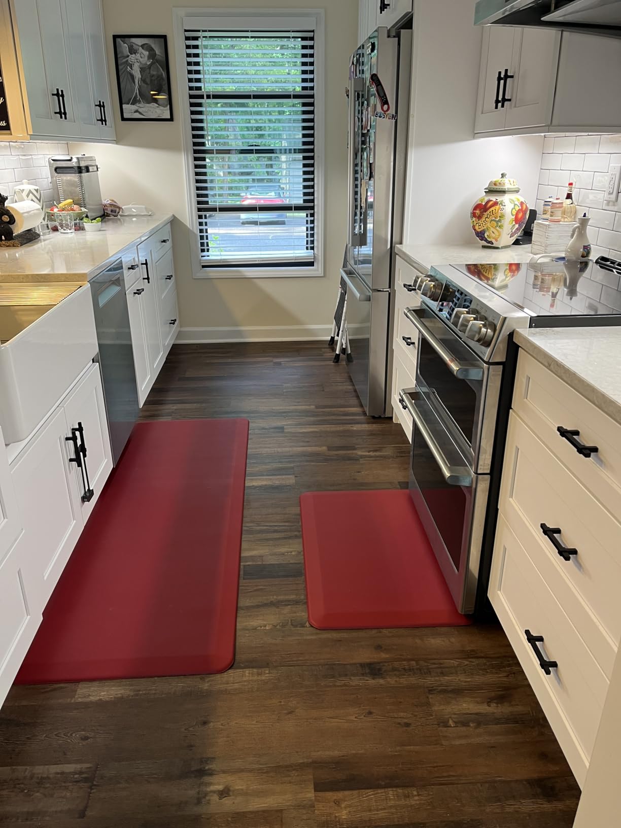 ComfiLife Anti Fatigue Floor Mat - 3/4 Inch Thick Kitchen Mats for Floor, Standing Desk Mat, Kitchen Rug - Comfort at Home, Office - Durable - Stain Resistant - Non-Slip Bottom (20