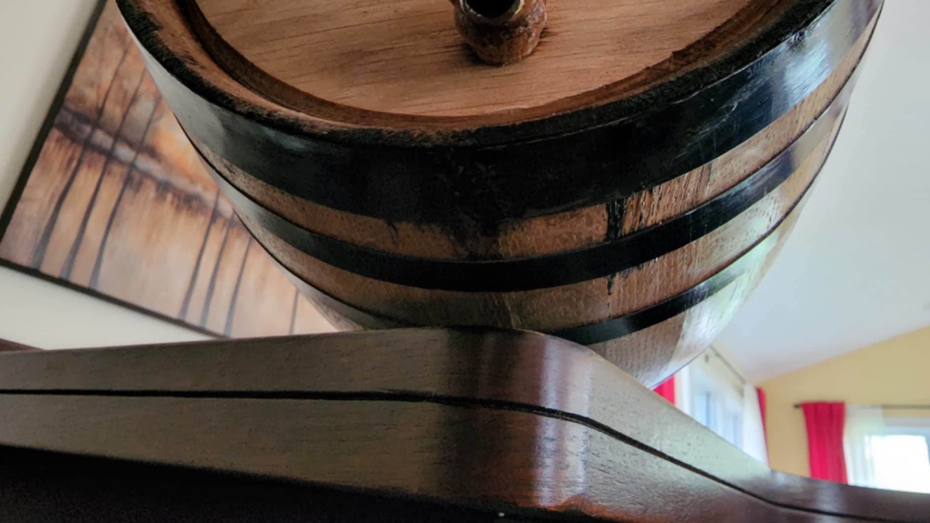Personalized Custom Engraved American Premium Oak Aging Barrel - Age Your Own Whiskey, Beer, Wine, Bourbon, Tequila, Rum, Hot Sauce and More | Barrel Aged (2 Liters) customer photo 2