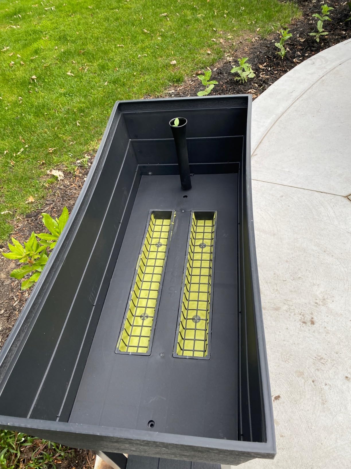 Keter Urban Bloomer 12.7 Gallon Raised Garden Bed and Outdoor Herb Garden Planter with Self Watering Gauge and Drainage Plug, Dark Grey customer photo 2