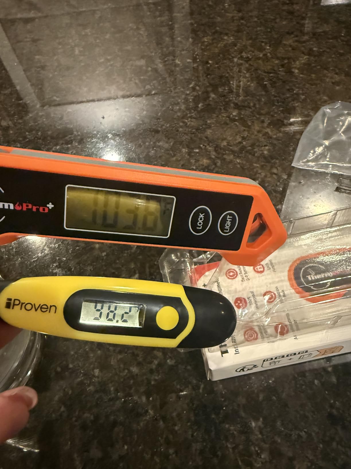 iProven Dog & Cat Thermometer for Fast and Accurate Fever Detection | Comfortable Flexible Tip, Waterproof Pet Thermometer, Quick Readings in 20 sec, Whelping and veterinary supply, DTK-117Y customer photo 1