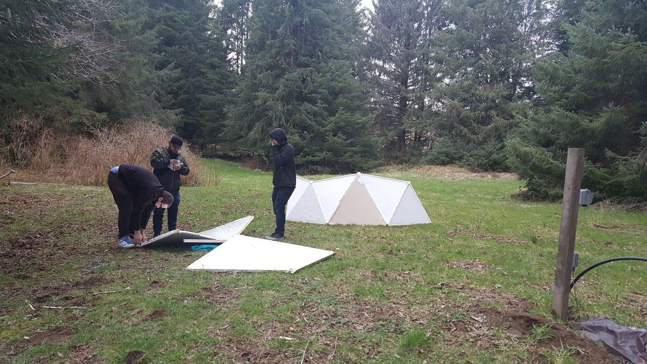 Geodesic Dome Connector Kit With Panel Plans customer photo 1