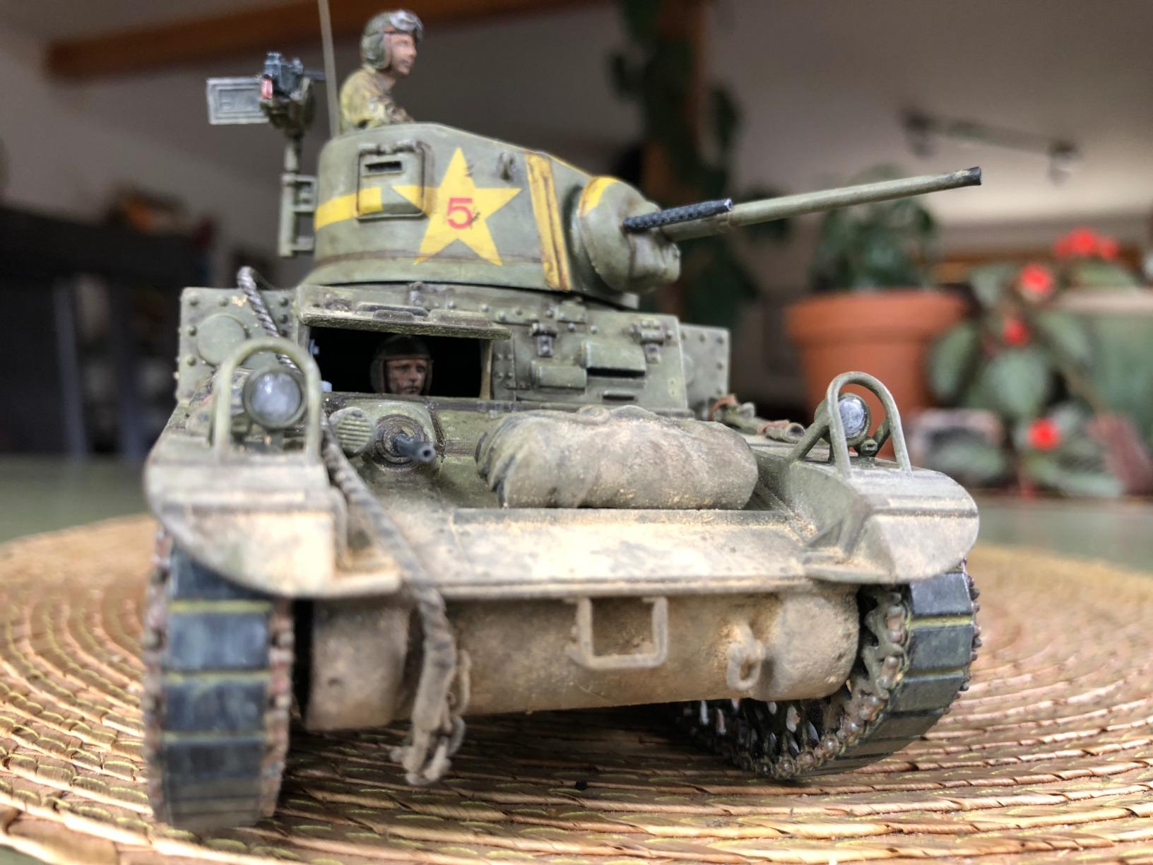 Tamiya 35360 1/35 US Light Tank M3 Stuart Plastic Model Kit customer photo 1