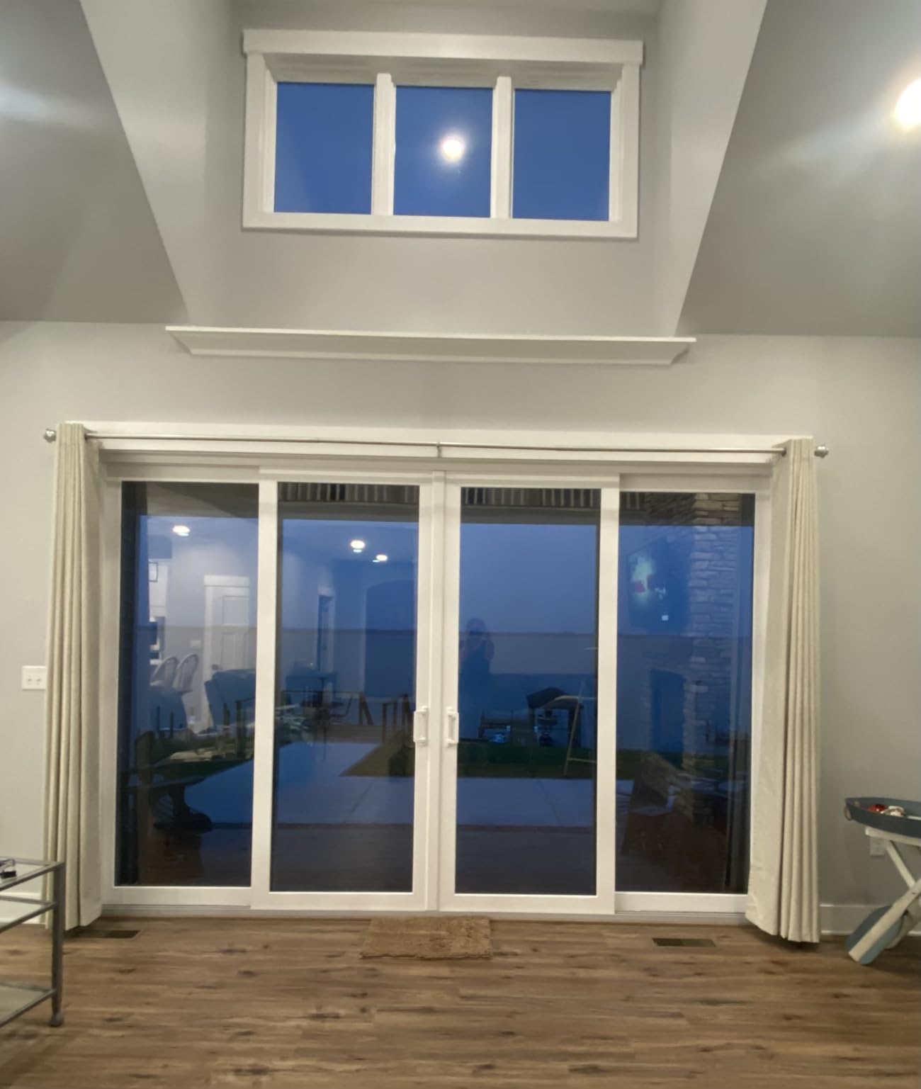 H.VERSAILTEX Linen 100% Blackout Curtains for Bedroom Light Blocking Curtains, Textured Curtains for Living Room 84 inch Grommet, White Liner Energy Efficient GRS Certified (2 Panels, Natural) customer photo 2