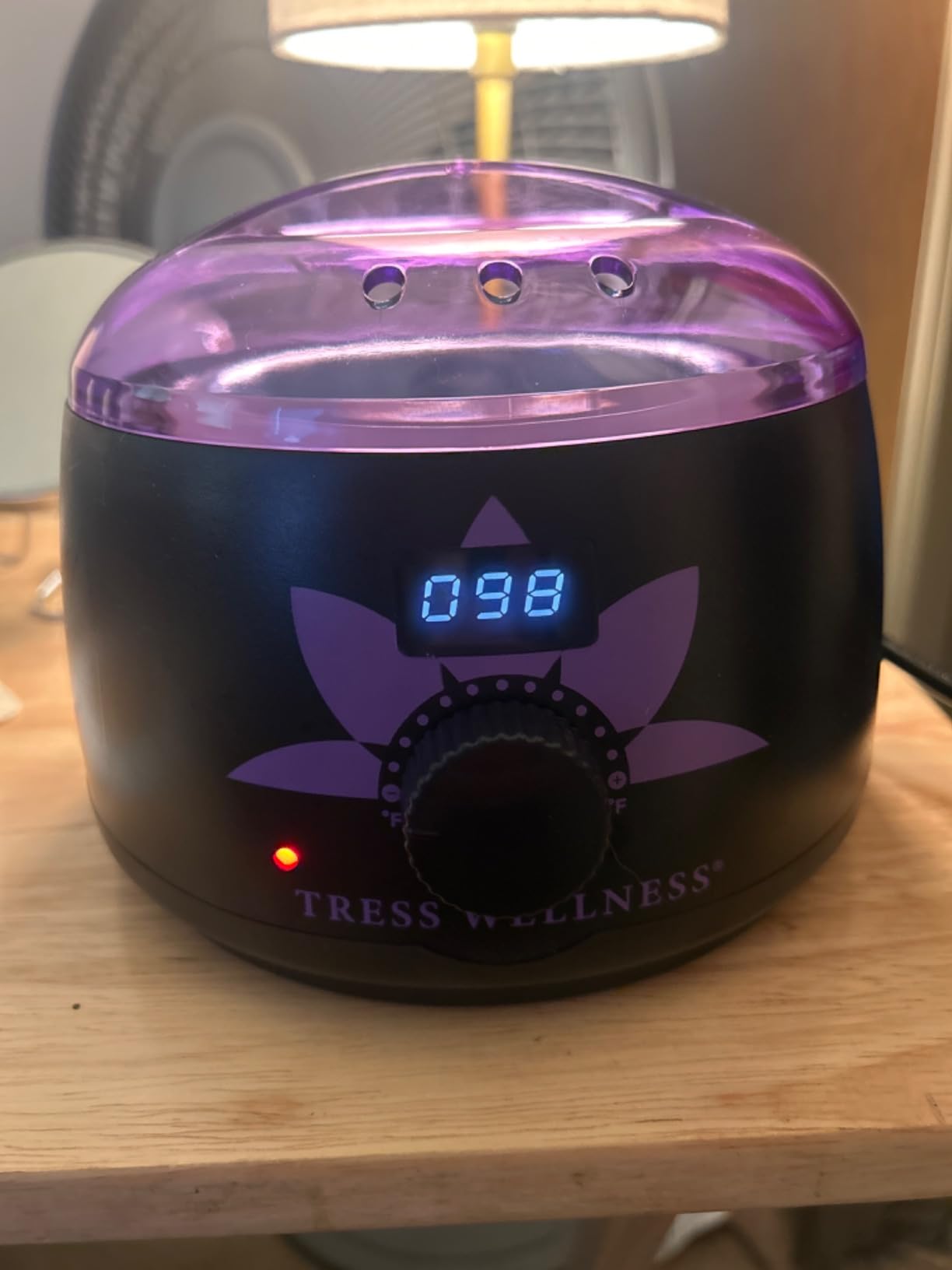 Tress Wellness Award Winning Waxing Kit for Sensitive Skin, Safe for Face & Skin, Easy to Use, At-Home Kit for Face, Bikini, Brazilian & Full Body - Digital Display customer photo 2