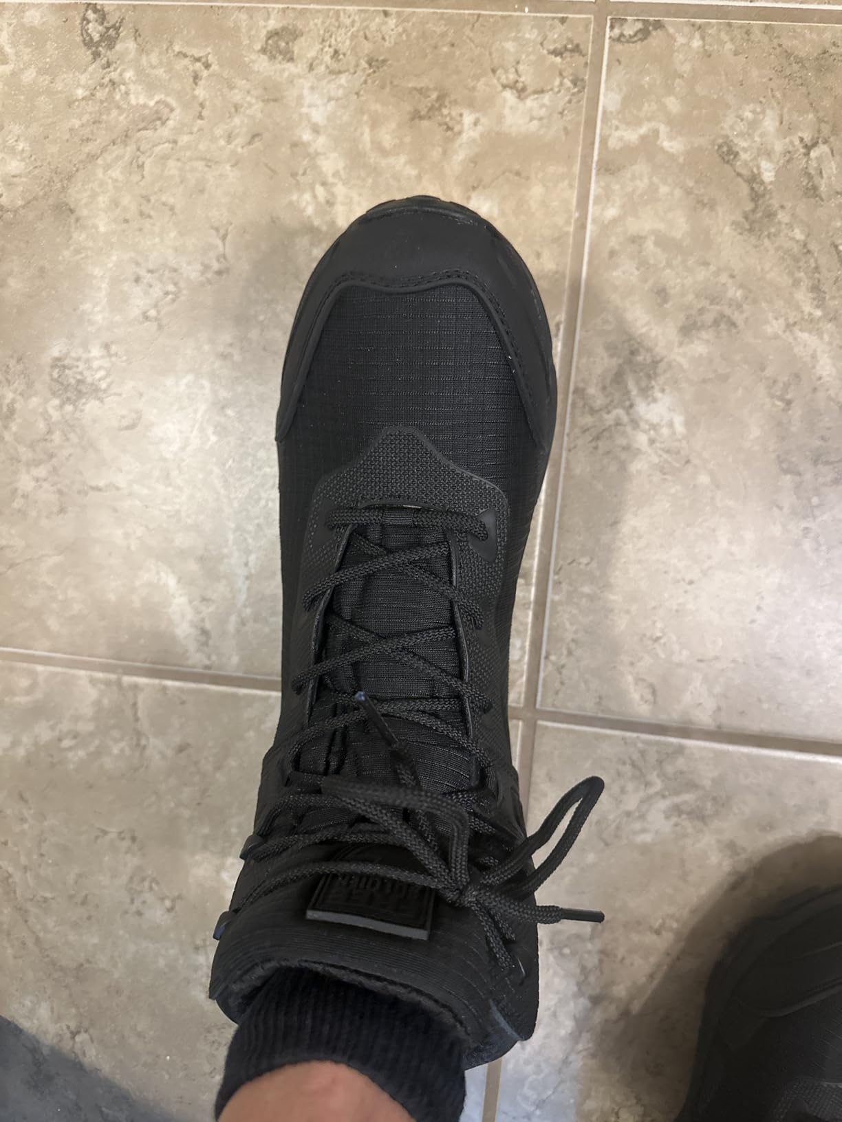 FREE SOLDIER Men's Waterproof Tactical Work Boots Lightweight Comfortable Combat Hiking Boots customer photo 2