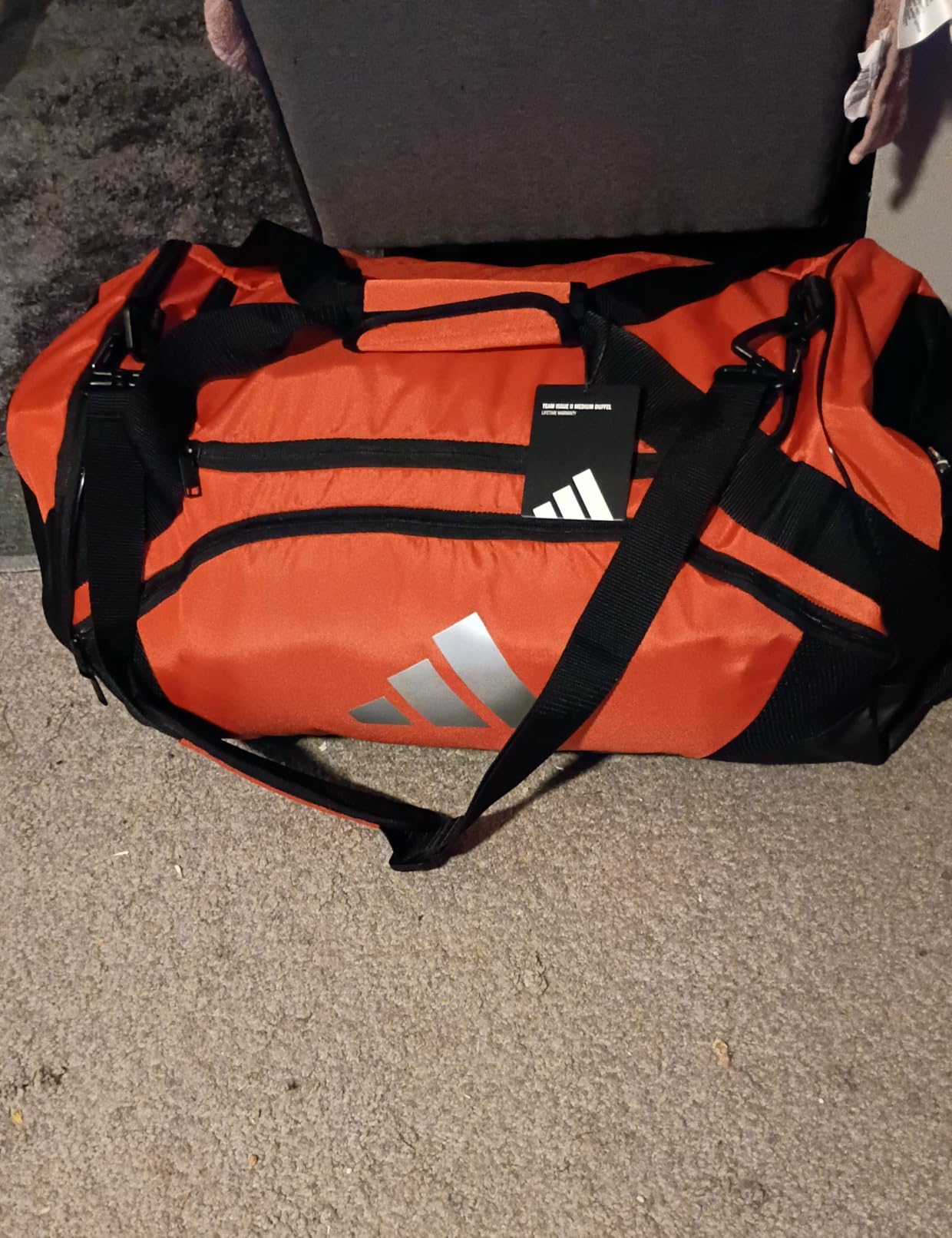 adidas Unisex Team Issue Sports Duffel Bag for Men and Women customer photo 1
