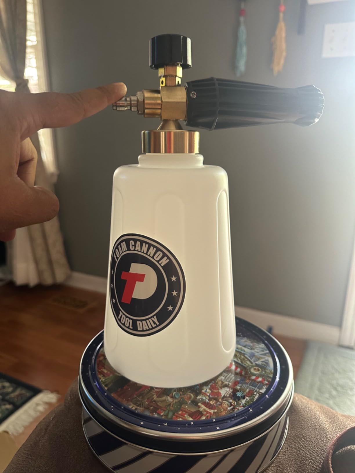 Tool Daily Pressure Washer Foam Cannon, Additional Orifice Nozzle 1.1mm - Adjustable Snow Foam Lance, 1.5 Liter customer photo 1