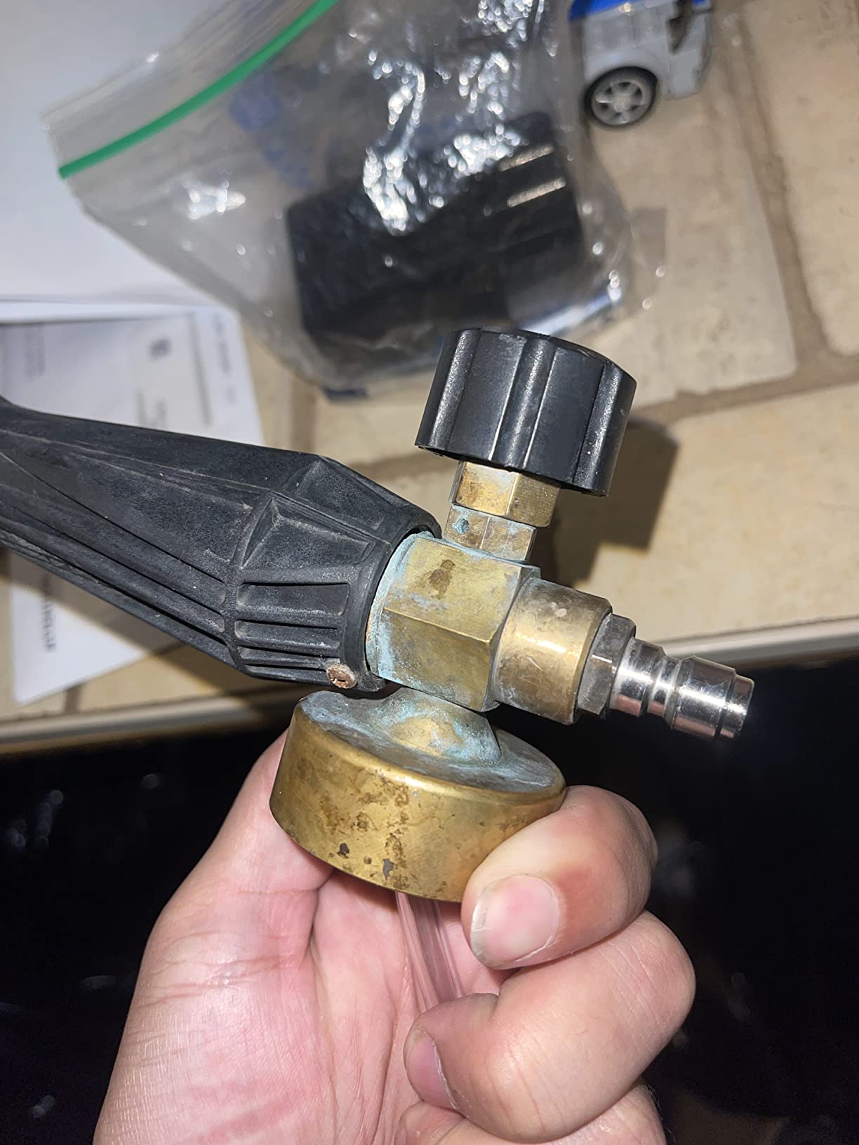 Tool Daily Pressure Washer Foam Cannon, Additional Orifice Nozzle 1.1mm - Adjustable Snow Foam Lance, 1.5 Liter customer photo 2