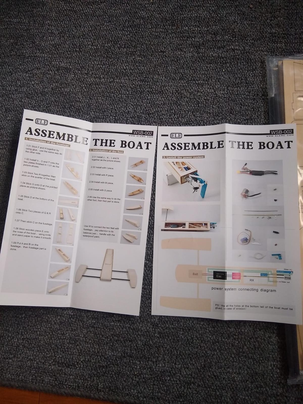 RC Outrigger Shrimp Boat Wooden 495mm Sponson Race Boat Kit to Build for Adults (B062) customer photo 1