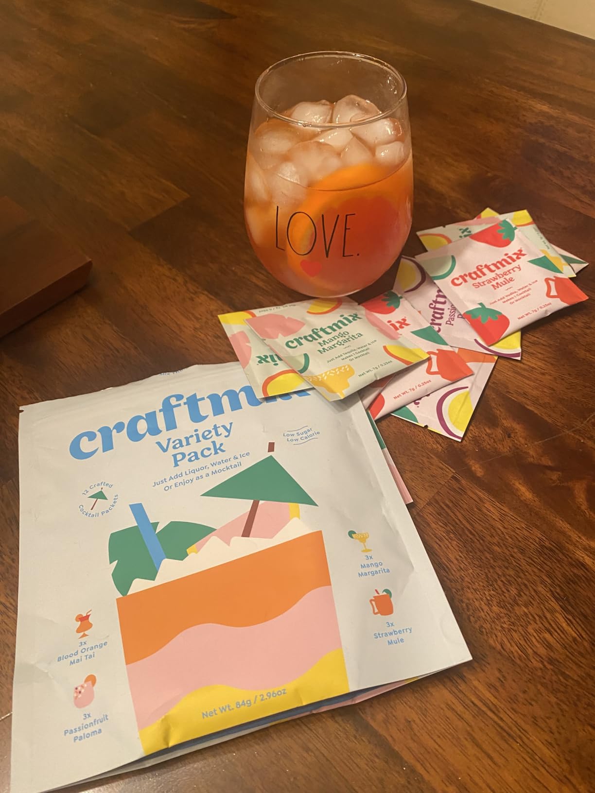 Craftmix Variety Pack Cocktail Mixers & Mocktail Drink Mix, 12 Pack customer photo 1