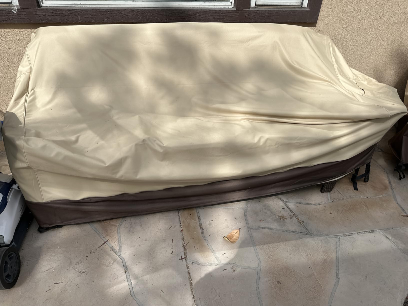 Vailge Patio Chair Covers, Lounge Deep Seat Cover, Heavy Duty and Waterproof Outdoor Lawn Patio Furniture Covers (2 Pack - Large, Beige & Brown) customer photo 2